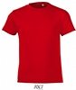 Camiseta Infantil Ajustada Regent - Color Rojo